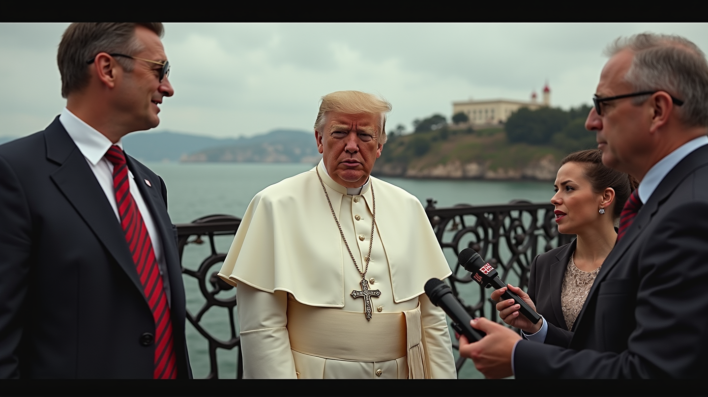 Trump Desafia a Hollywood y Alcatraz Mientras Estalla la Controversia por Imagen de IA del Papa