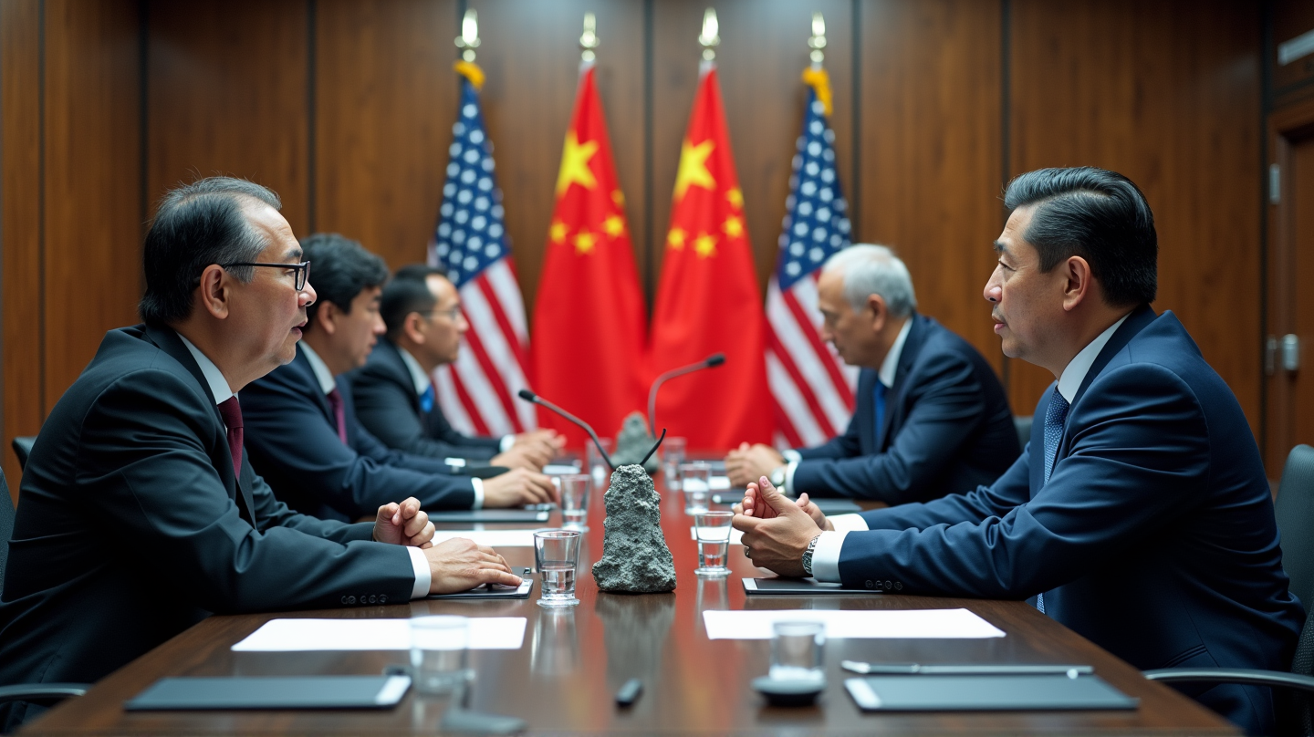 China y EE. UU.: Tierras Raras, Pivotal en las Nuevas Negociaciones Comerciales en Londres