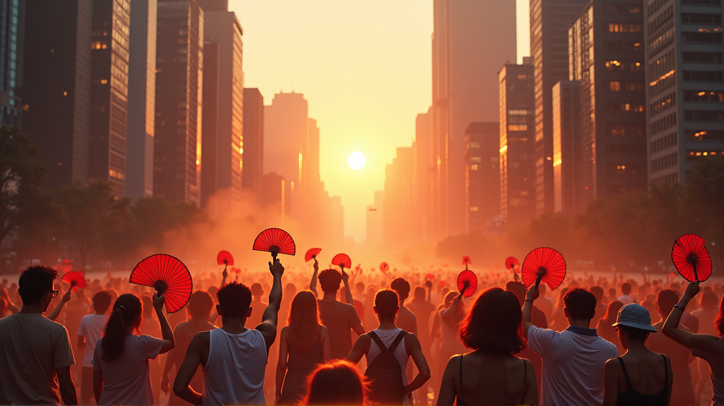 Ola de Calor Abrasadora Azota China, Rompiendo Récords de Temperatura