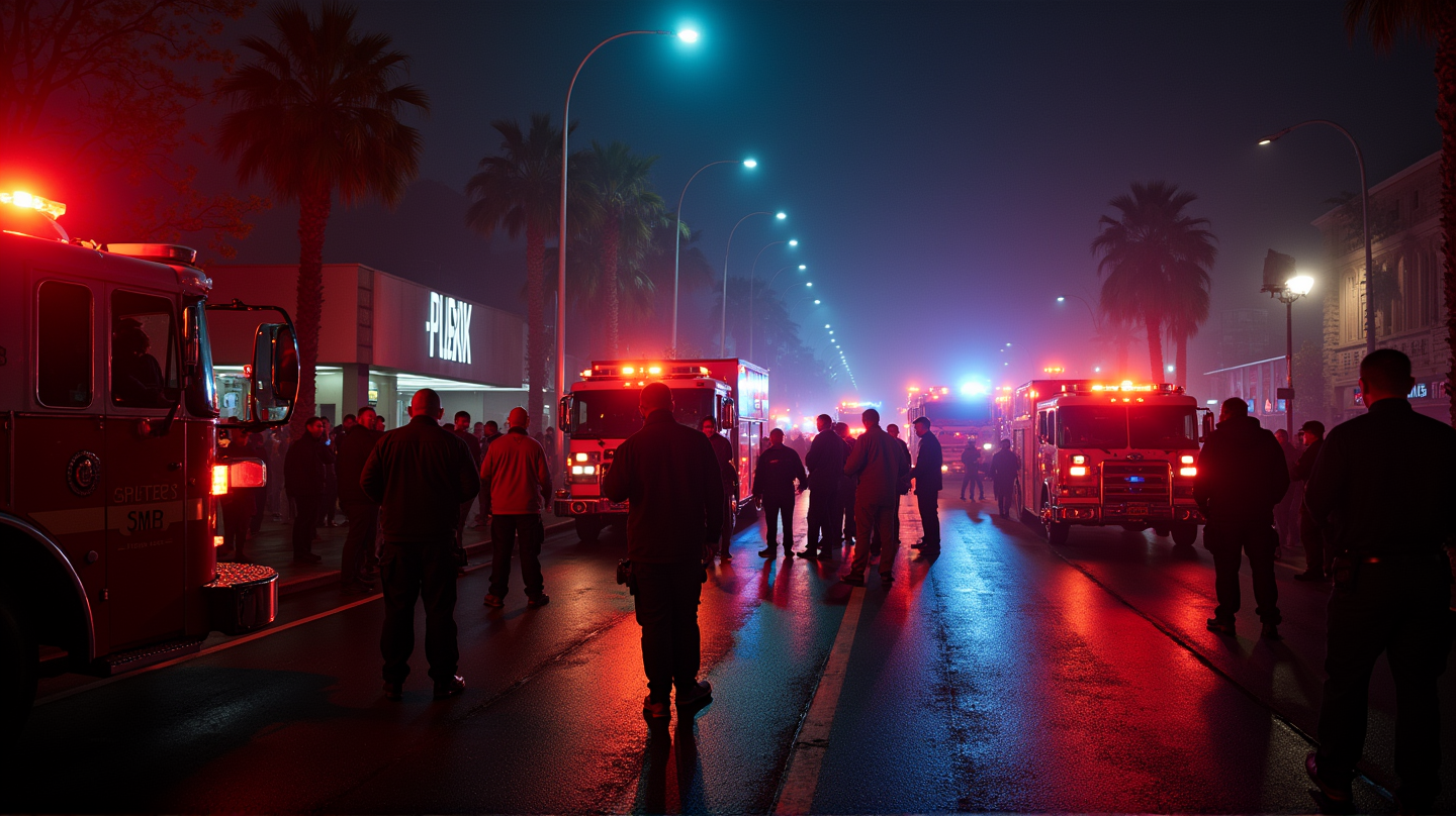 Caos en Hollywood Este: Conductor Atraviesa Multitud Frente a un Club Nocturno