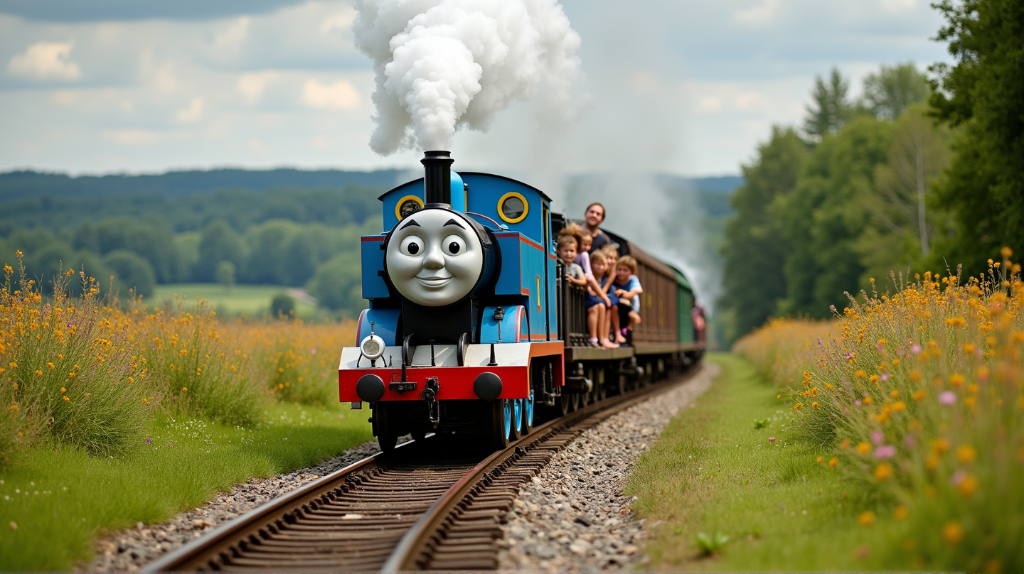 ¡Todos a Bordo! Los Trenes de Thomas y Bluey te Esperan este Verano Cerca de Liverpool