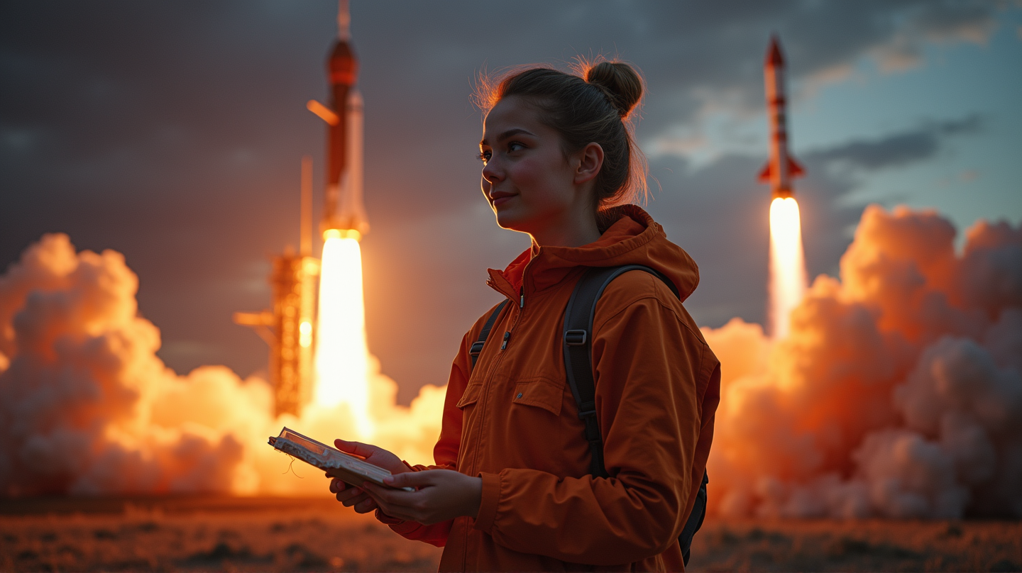 Estudiante de La Plata High School Brilla en el Icónico Campamento Espacial
