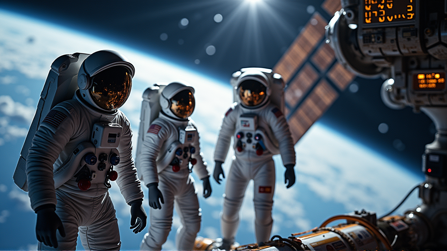 Astronautas de EE.UU., Japón y Rusia se acoplan exitosamente en la EEI