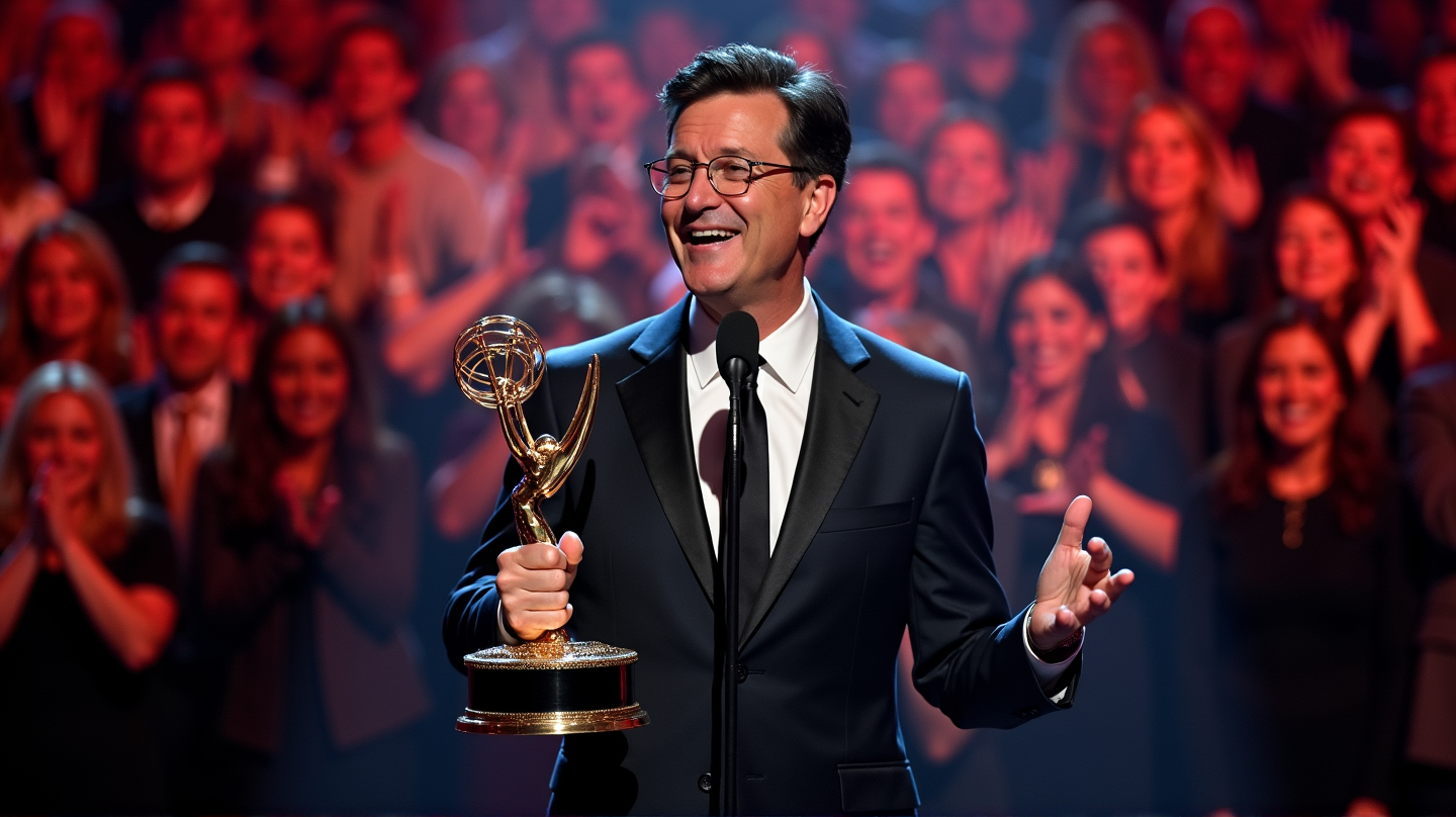 ¡El Triunfo de Stephen Colbert: Victoria en los Emmy Tras la Cancelación del Show!