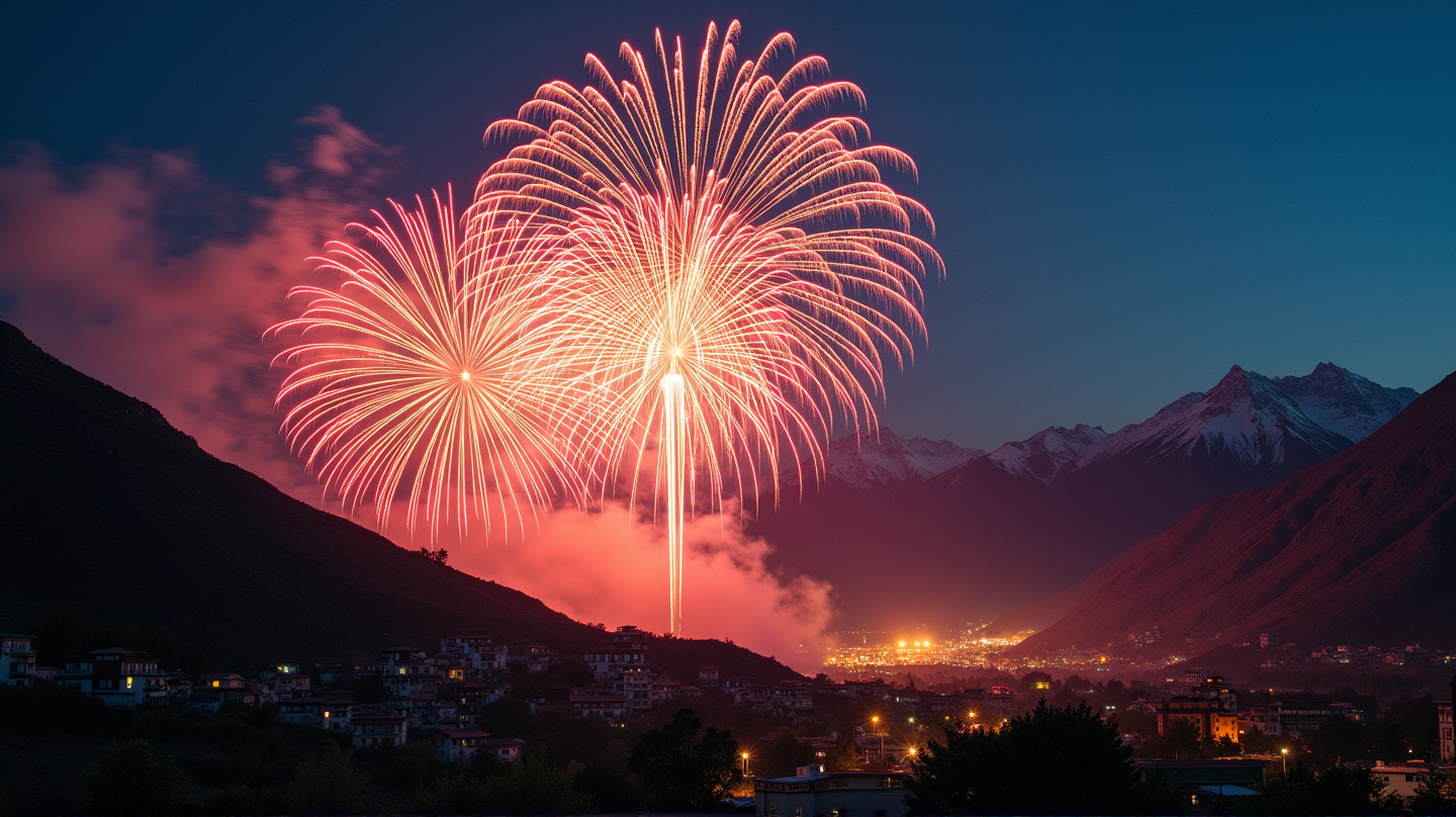 ¿Arte o Error Ecológico? El Debate sobre los Espectaculares Fuegos Artificiales en el Tíbet