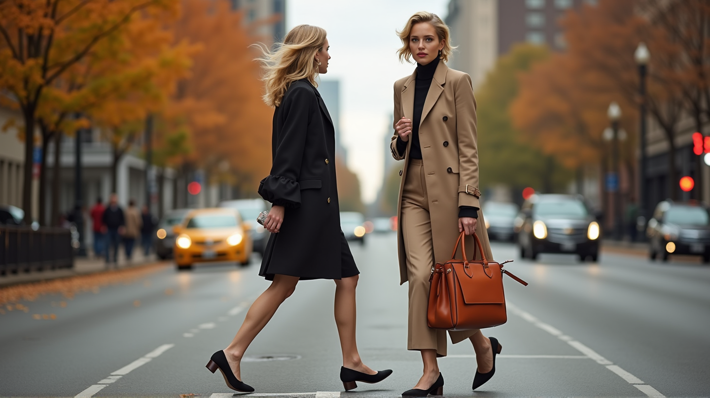 Jennifer Lawrence Reina la Moda Otoñal con el Icónico Bolso Loewe y Modernos Zapatos Planos