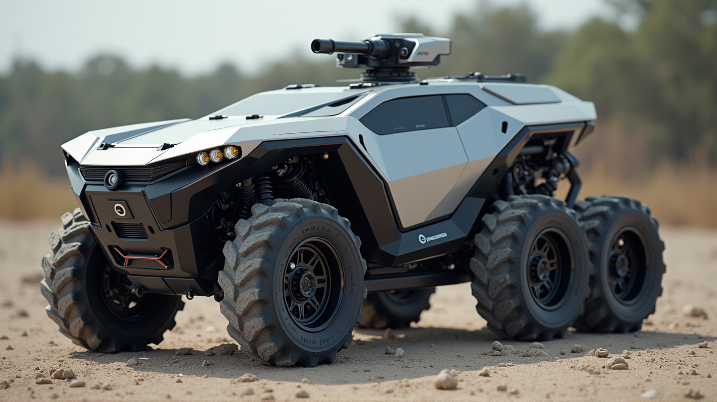Revelando NOMAD: El UGV de Defensa de Próxima Generación por Scout AI y Hendrick Motorsport