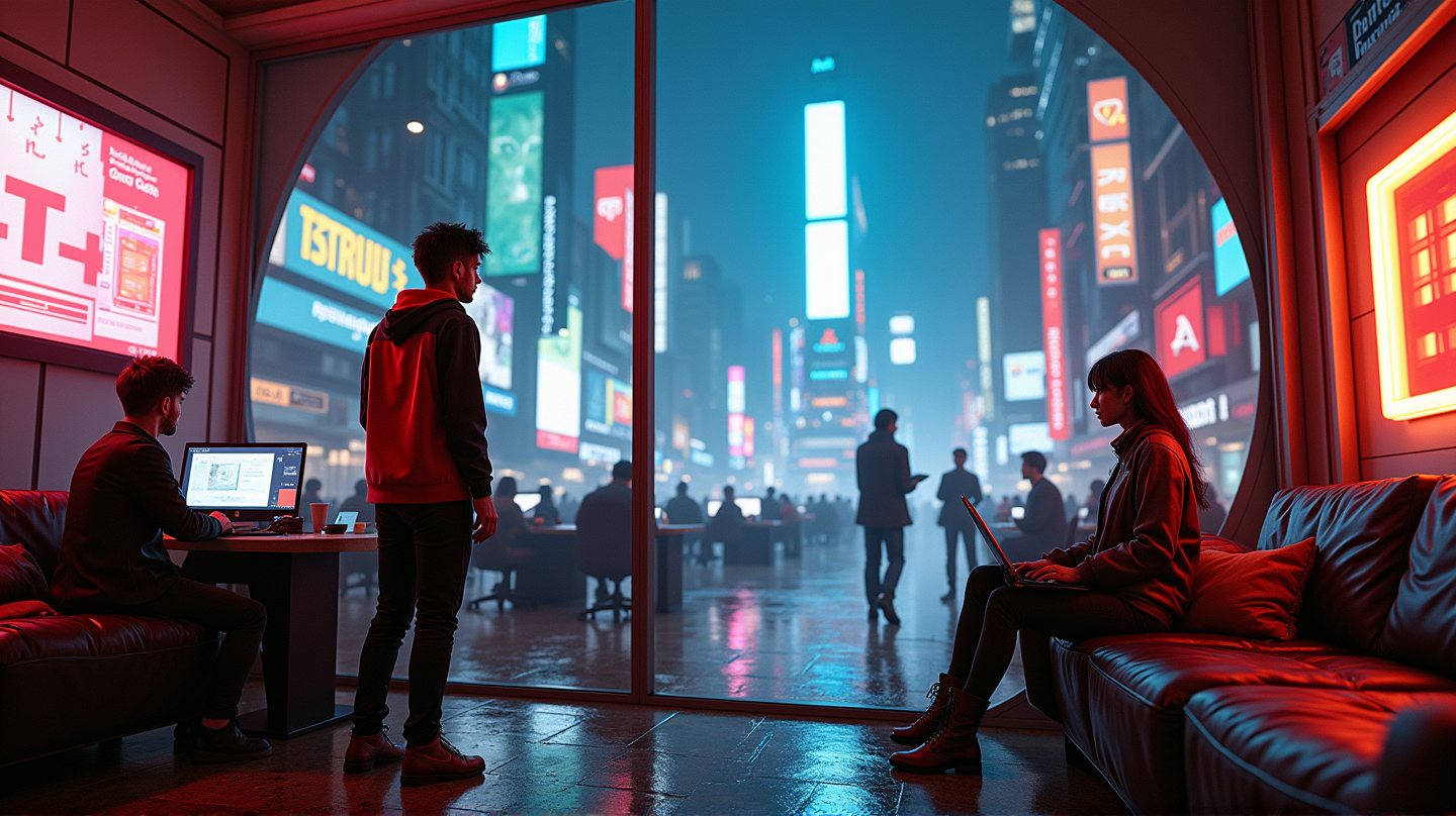 Sumérgete en el Acogedor Universo Cyberpunk de m00m World - ¡Ahora Gratis en Móvil!