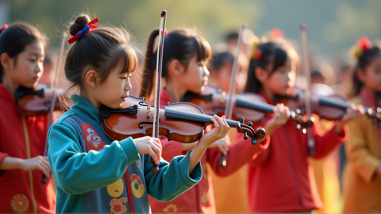 Un Encuentro Armonioso: 3,000 Jóvenes Violinistas Celebran la Cultura de China