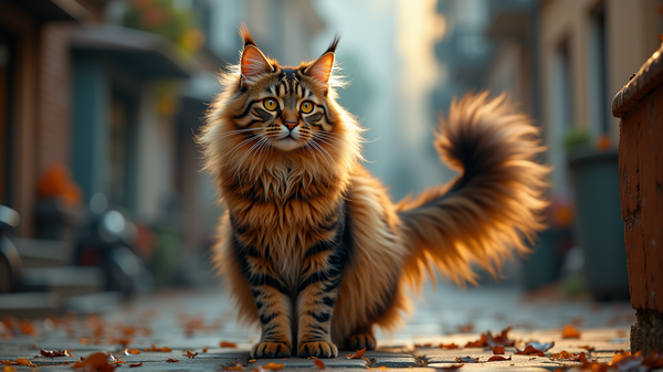 Conoce a Zeus: La Majestuosa Sensación de Gato Gigante en Redes Sociales
