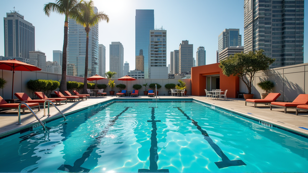 Reparaciones Urgentes: Piscina en la Azotea de West Hollywood Cerrada Temporalmente