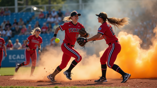 Upset en Marcha: Texas Tech se Enfrenta al Poderoso UCLA en Choque del WCWS