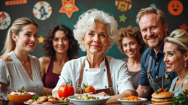 Sentidos Homenajes a la Ícono Culinaria Anne Burrell por Estrellas de Food Network