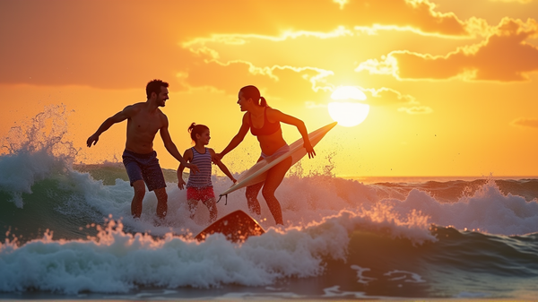 ¡Aventuras Familiares del Entrenador Chad Speck: Surf en Hawái!
