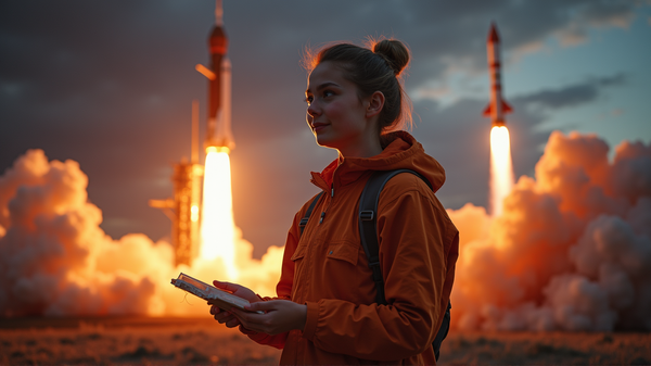 Estudiante de La Plata High School Brilla en el Icónico Campamento Espacial