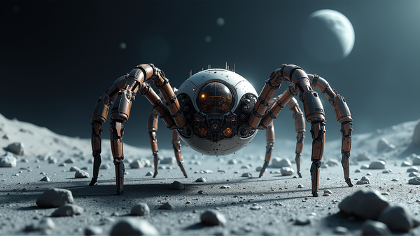 Arañas Robóticas: Pioneras en la Construcción Sostenible en la Luna