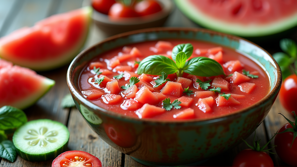 Eleva tu Arte Culinario con Recetas de Gazpacho de Sandía