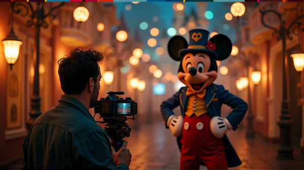 Jon Favreau filma un nuevo programa mágico en Disneyland
