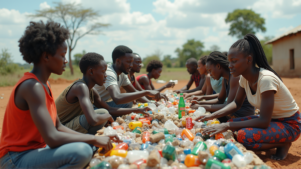 Coca-Cola da un paso adelante: Un movimiento importante para abordar el desperdicio de plástico en África
