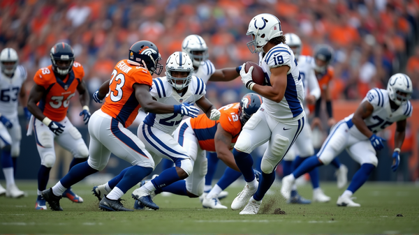 ¡Captura Cada Momento: Choque entre Broncos y Colts este Domingo!