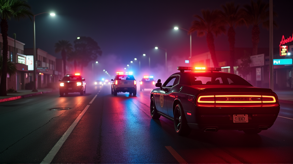 Drama a Alta Velocidad: Persecución Termina en Choque Ardiente en North Hollywood