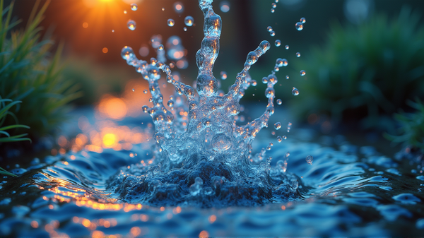 El Mundo Oculto de las Moléculas: Cómo los Pequeños Movimientos Moldean las Gotas de Agua